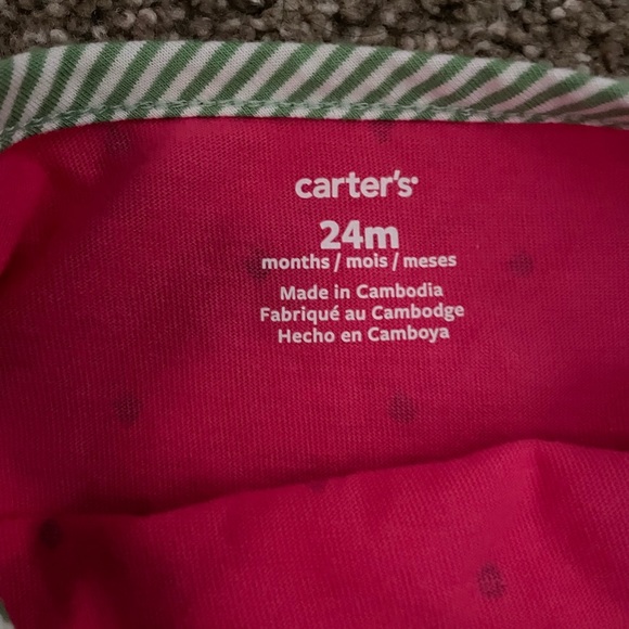 NWT Carters Watermelon Onesie Dress - Picture 2 of 5